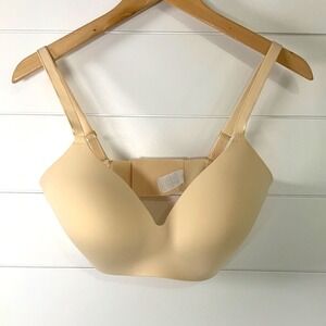 Knix Womens Wingwoman Contour Wireless Bra 6 Nude Molded Side Coverage Wireless